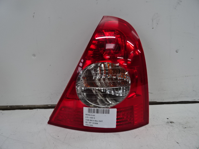 ACHTERLICHT RECHTS Renault CLIO II 4/98 - 09/05