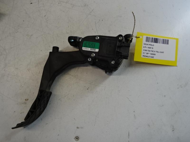 PEDALE DE GAZ Vw POLO (6R) 6/09 - 4/14