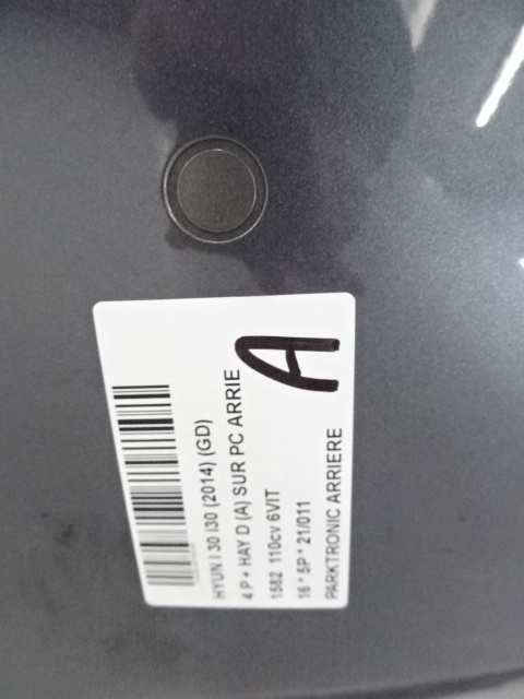 PARKTRONIC ARRIERE Hyundai I30 3/15 - 17