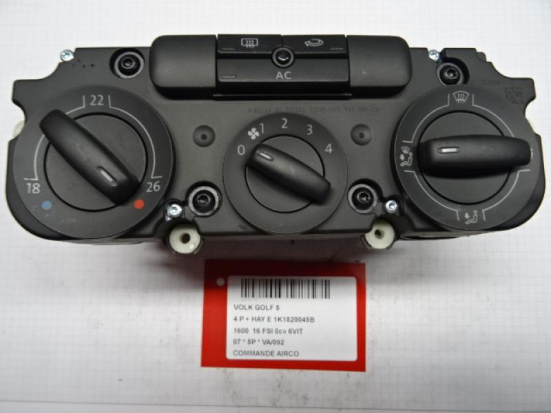KLIMA SCHALTER Vw GOLF V 11/03 - 08