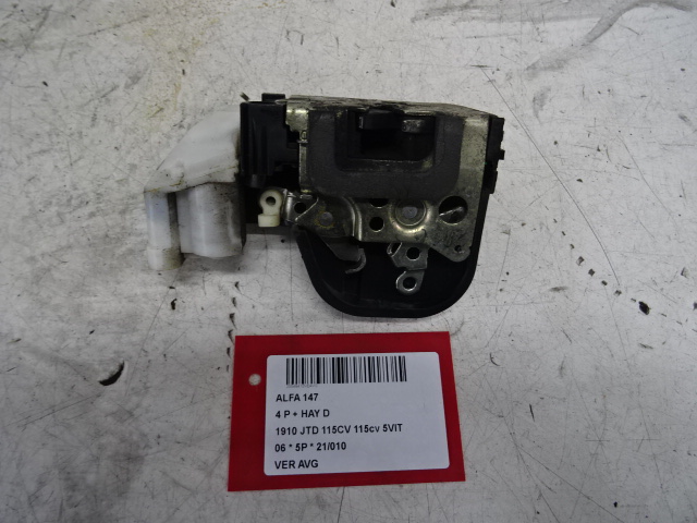 VERGRENDELING VOOR LINKS Alfa Romeo 147 1/05+