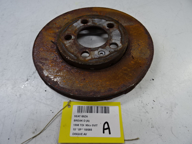 REMSCHIJF VOOR Seat IBIZA MK4 (6J) 4/12 - 7/2015