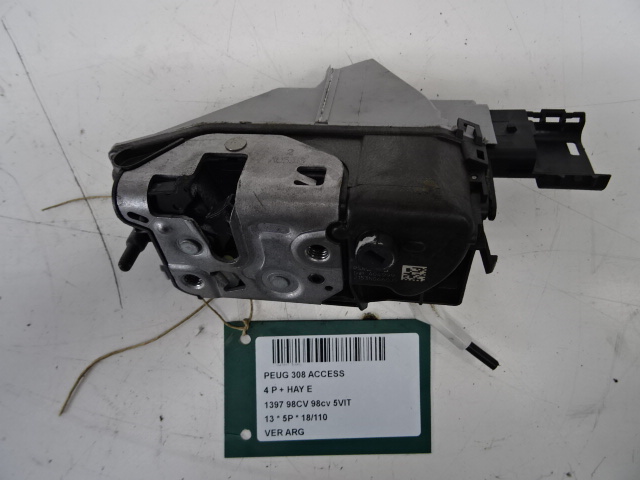 VERGRENDELING ACHTER LINKS Peugeot 308 (1) 9/07 - 14