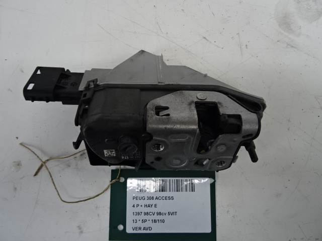 VERGRENDELING VOOR RECHTS Peugeot 308 (1) 9/07 - 14