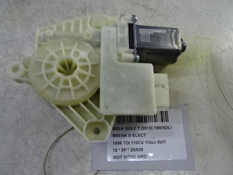 MOTEUR DE VITRE DE PORTE ARRIERE DROITE Vw GOLF VII 11/12 - 17