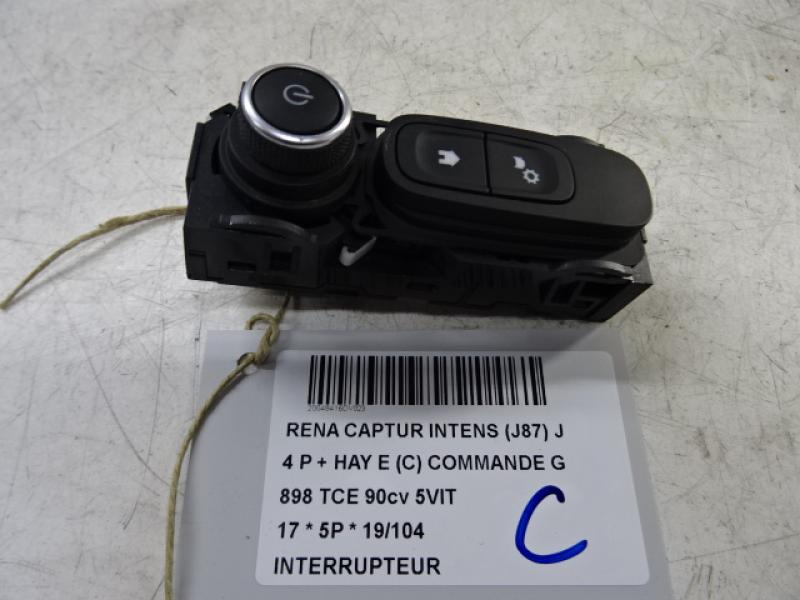 SCHAKELAAR Renault CAPTUR (1) 5/17 - 01/20 FaceLift