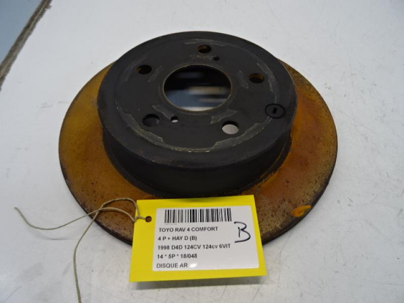 REMSCHIJF ACHTER Toyota RAV 4 01/13 - 15