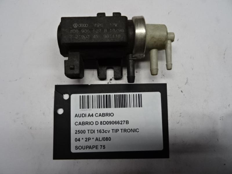 SOUPAPE 75 Audi A4 CABRIO 4/02 - 05