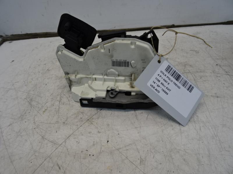 VERROUILLAGE DE PORTE AVANT DROITE Vw POLO (6R) 6/09 - 4/14