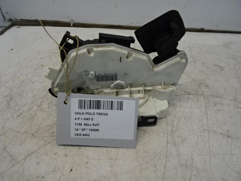 VERGRENDELING ACHTER LINKS Vw POLO (6R) 6/09 - 4/14