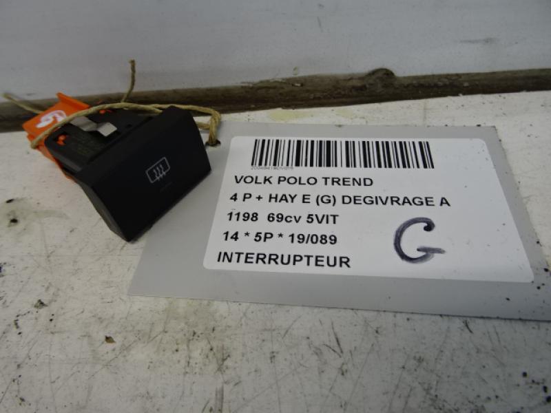 SCHAKELAAR Vw POLO (6R) 6/09 - 4/14