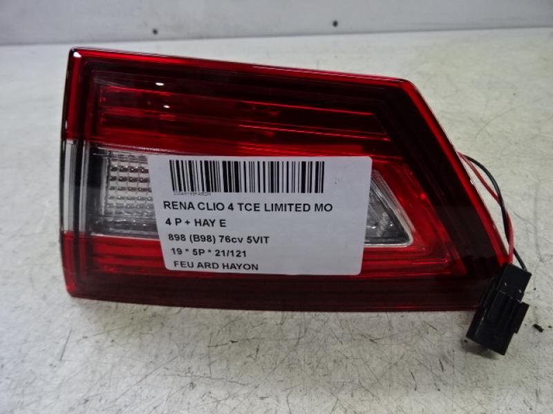 FEU ARRIERE DROIT DE HAYON Renault CLIO IV 7/16 - 20 FaceLift