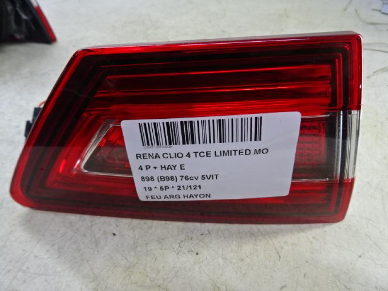 FEU ARRIERE GAUCHE DE HAYON Renault CLIO IV 7/16 - 20 FaceLift