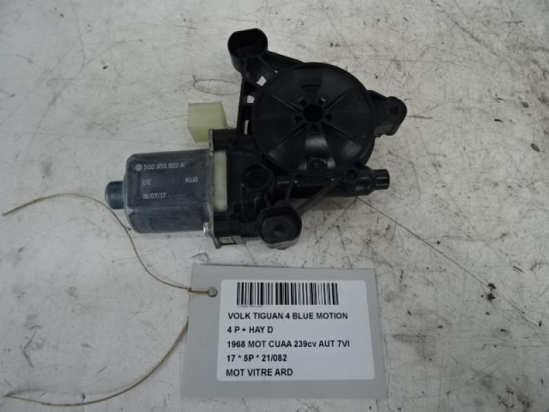 MOTOR RUITMECHANISME ACHTER RECHTS Vw TIGUAN (3) 02/16- 10/20