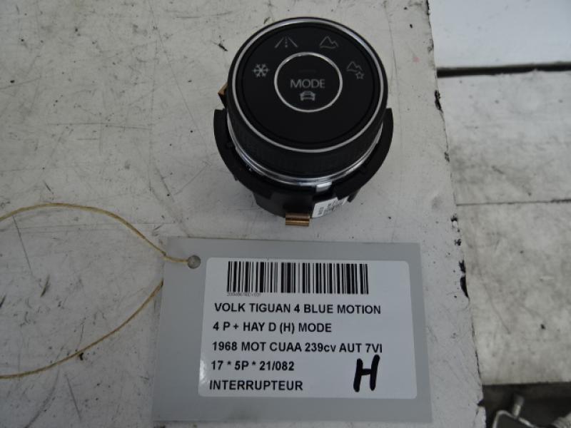 INTERRUPTEUR Vw TIGUAN (3) 02/16- 10/20