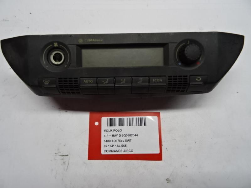 COMMANDE D'AIRCO Vw POLO (9N) 2/02 - 4/05