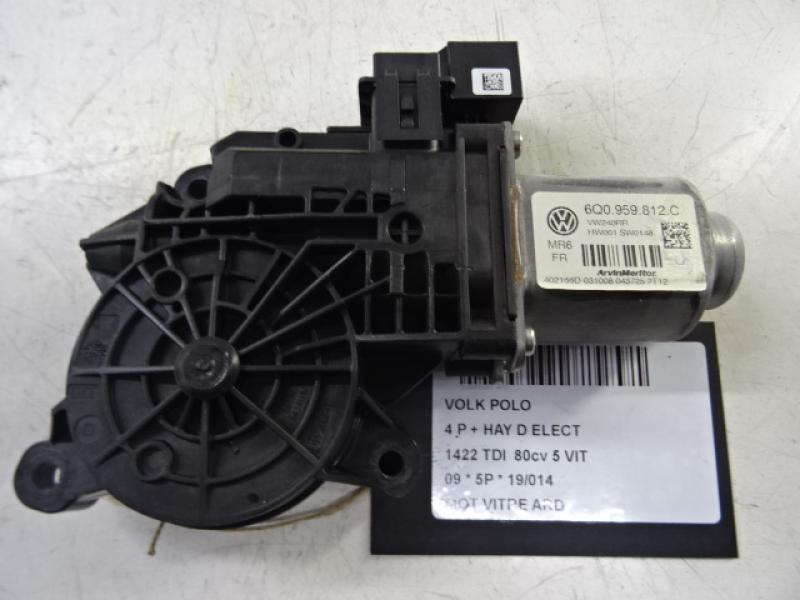 MOTOR RUITMECHANISME ACHTER RECHTS Vw POLO (9N3) 5/05 - 5/09