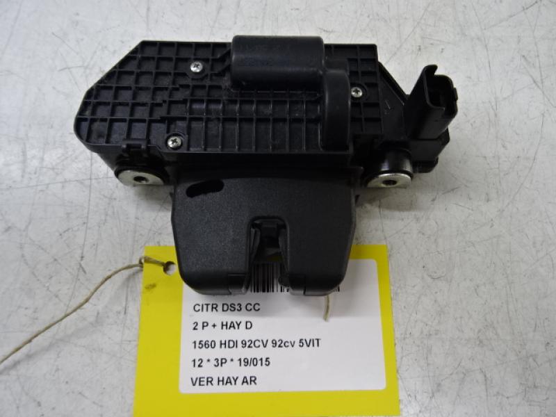 VERROUILLAGE DE HAYON ARRIERE Ds DS3 4/10 - 15