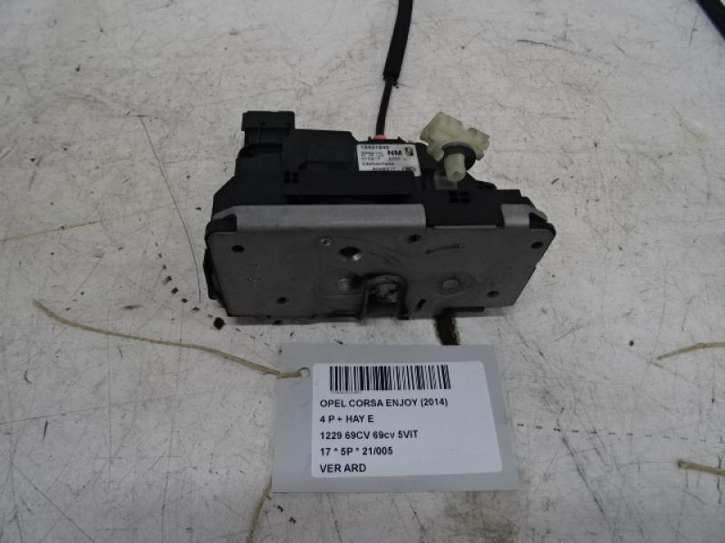 VERGRENDELING ACHTER RECHTS Opel CORSA E 10/14-  19