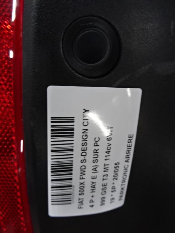PARKEERSENSOREN ACHTER Fiat 500X 9/14 - 8/18