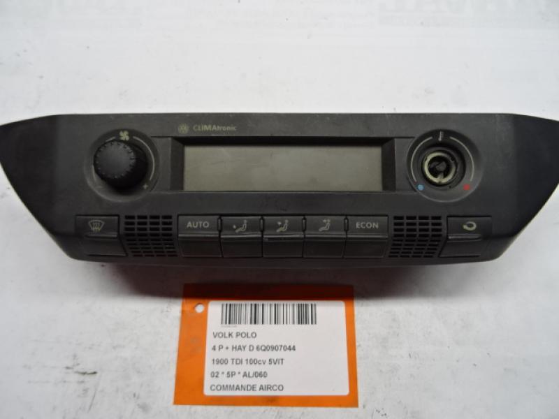 COMMANDE D'AIRCO Vw POLO (9N) 2/02 - 4/05