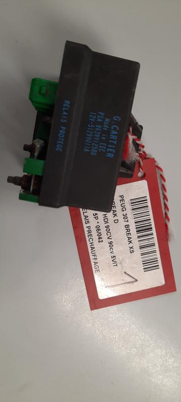 RELAIS DE PRECHAUFFAGE Peugeot 307 8/00 - 6/05