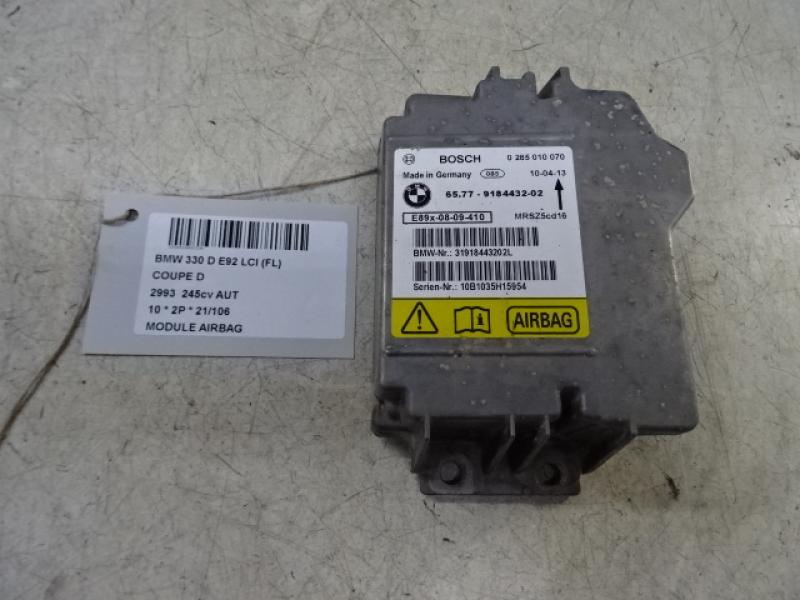 AIRBAG MODULE Bmw 3 E92/3 COUPE 10 - 14