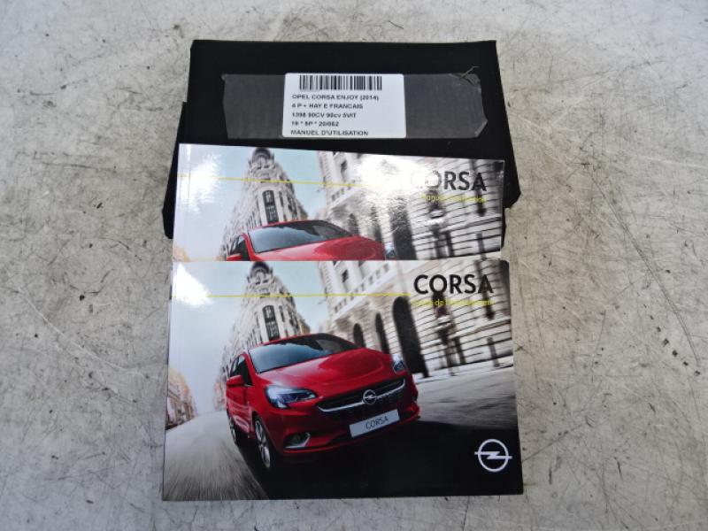 NOTITIE BOEKJE / UITLEG BOEKJE Opel CORSA E 10/14-  19
