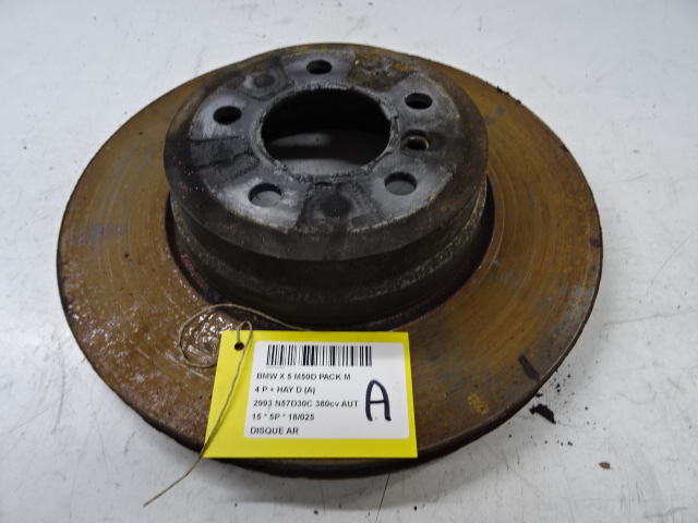 REMSCHIJF ACHTER Bmw X5 F15 08/13 - 18