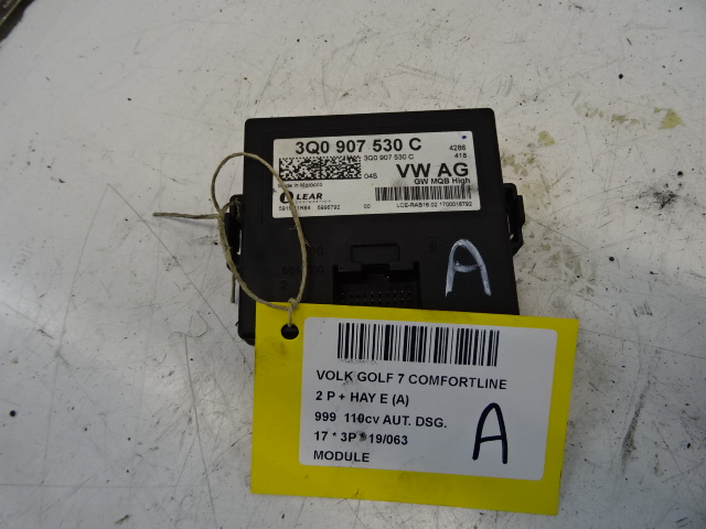 MODULE Vw GOLF VII 1/17 - 2/20 FaceLift