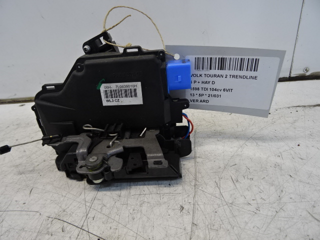 VERGRENDELING ACHTER RECHTS Vw TOURAN 08/10 - 15