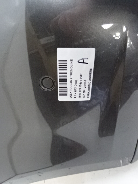 PARKEERSENSOREN ACHTER Vw TOURAN 08/10 - 15