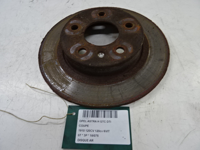 REMSCHIJF ACHTER Opel ASTRA H 3/05 - 10 3P/D