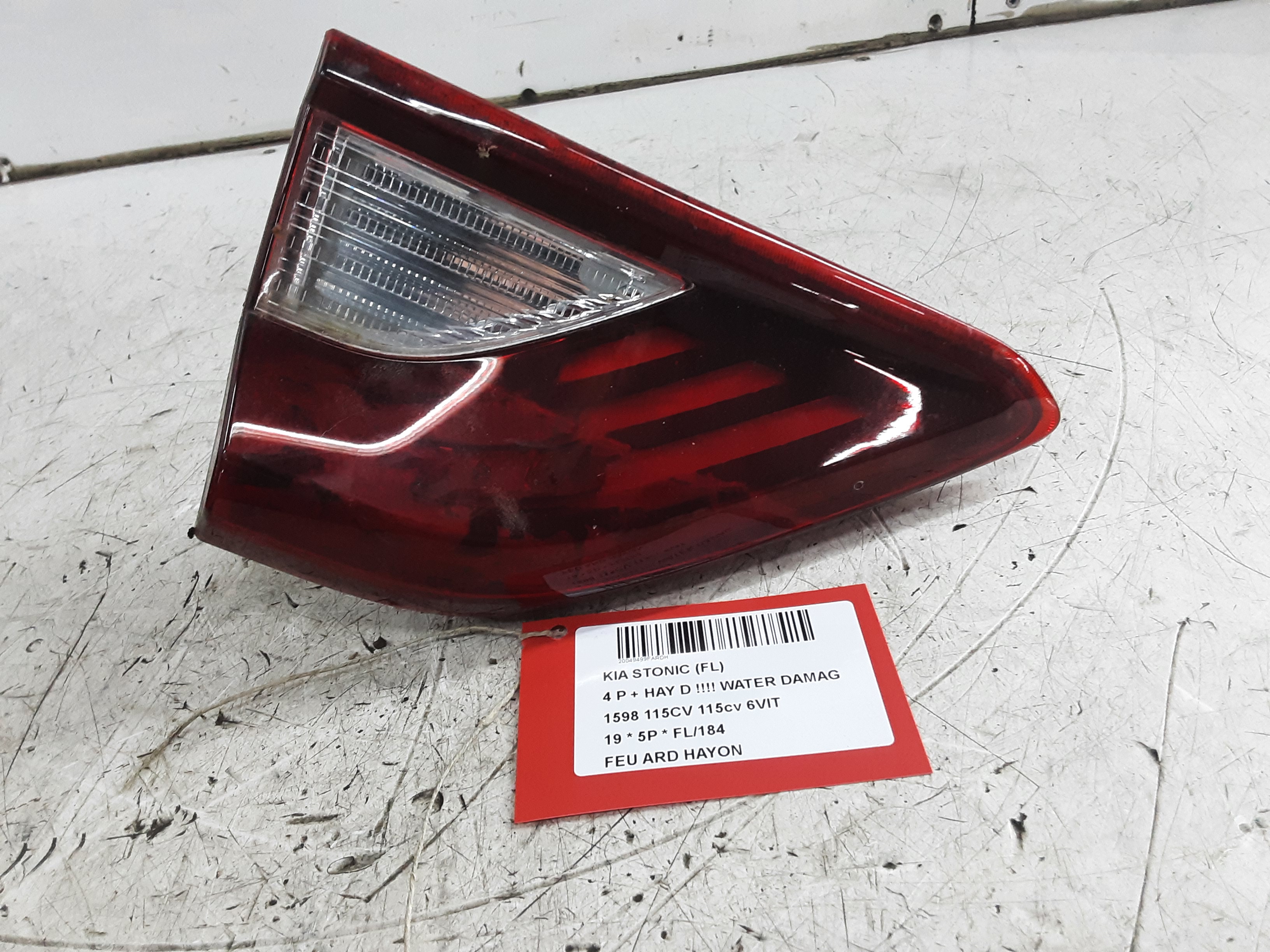 LICHT ACHTERKLEP RECHTS Kia STONIC 10/17+