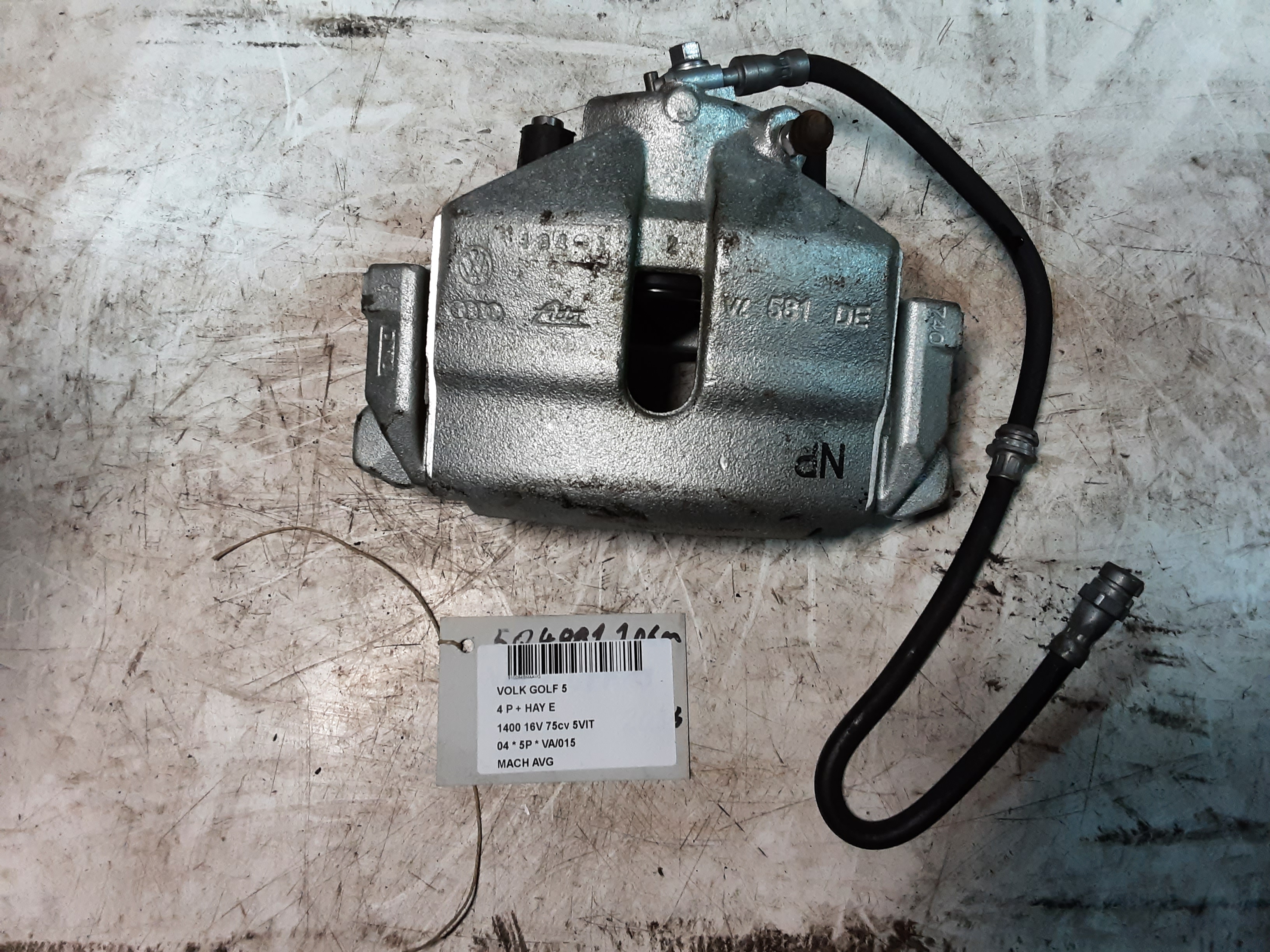 REMKLAUW VOOR LINKS Vw GOLF V 11/03 - 08