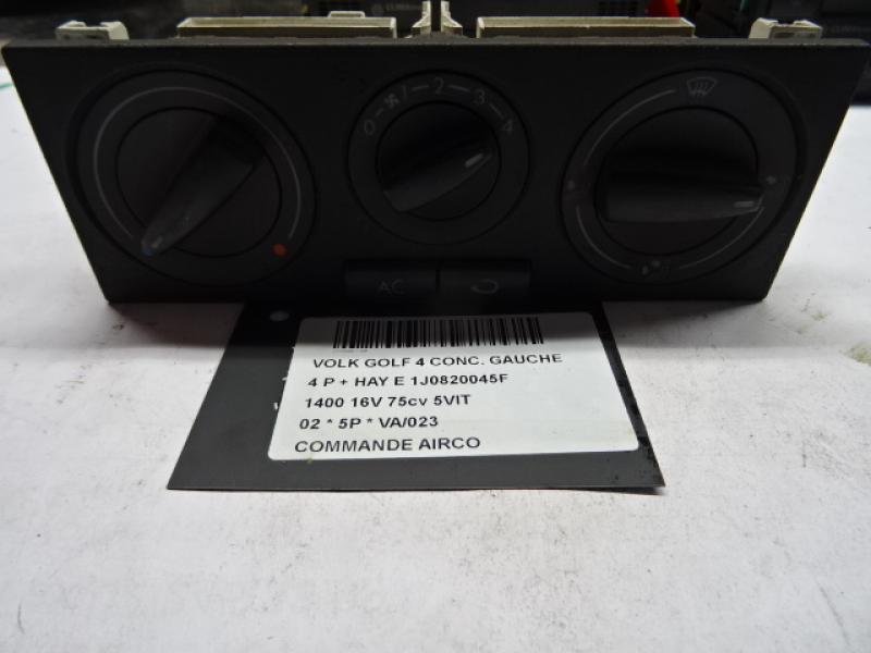 AIRCO SWITCH Vw GOLF IV 11/97 - 03