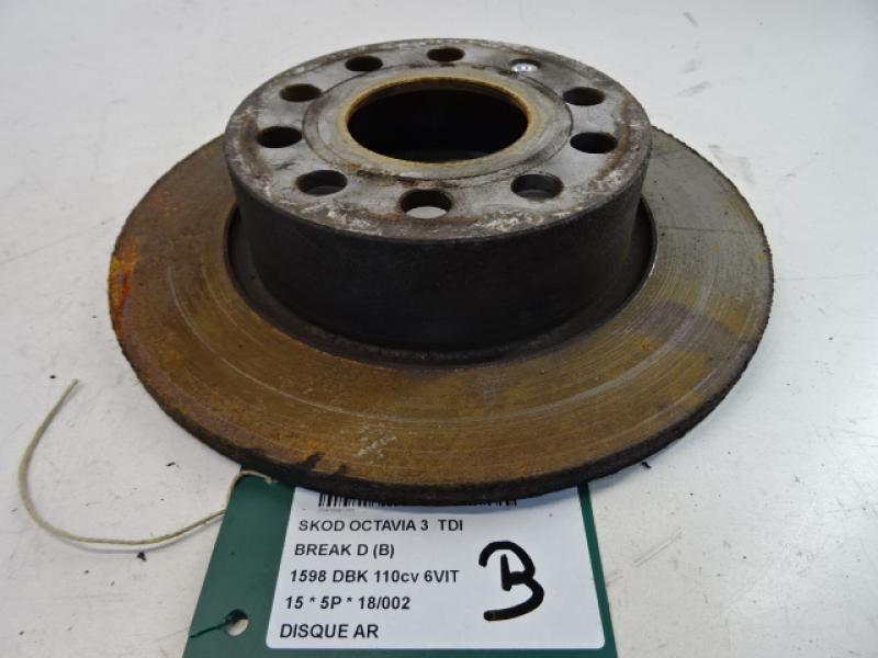 REMSCHIJF ACHTER Skoda OCTAVIA (5E) 11/12 - 3/17