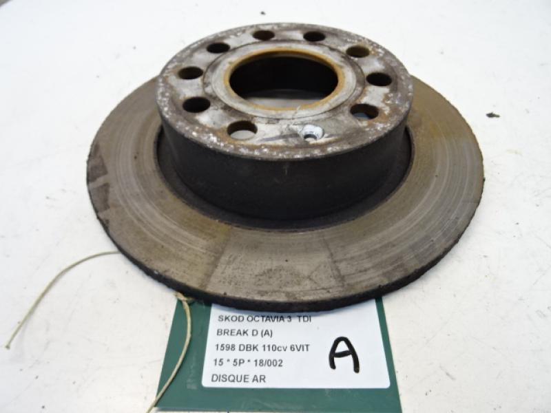 REMSCHIJF ACHTER Skoda OCTAVIA (5E) 11/12 - 3/17