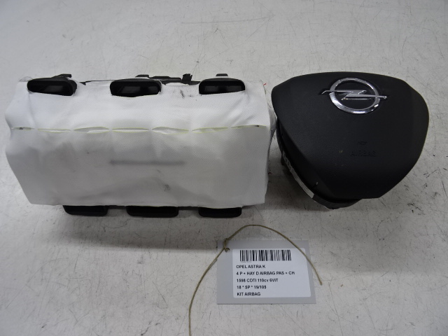 KIT AIRBAG Opel ASTRA K 8/15 - 8/19 5P/D