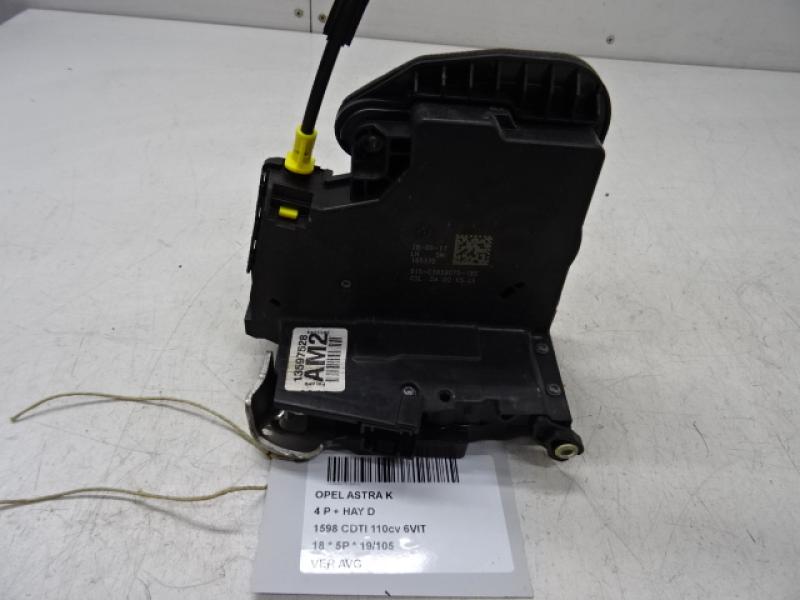 VERGRENDELING VOOR LINKS Opel ASTRA K 8/15 - 8/19 5P/D