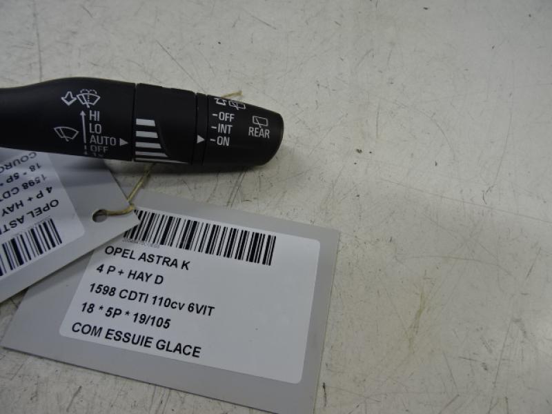 COMMODO D'ESSUIE-GLACE Opel ASTRA K 8/15 - 8/19 5P/D