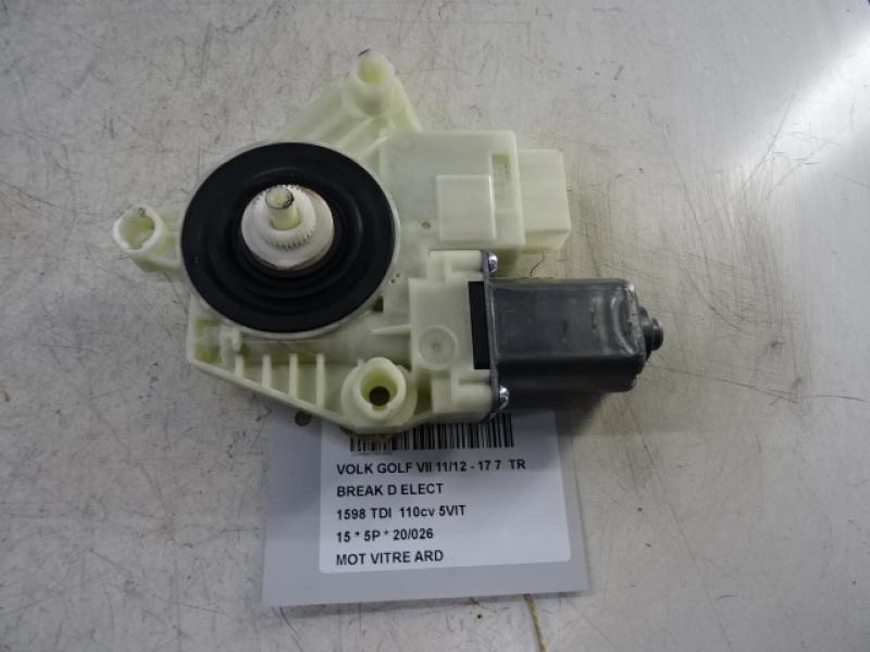 MOTEUR DE VITRE DE PORTE ARRIERE DROITE Vw GOLF VII 11/12 - 17