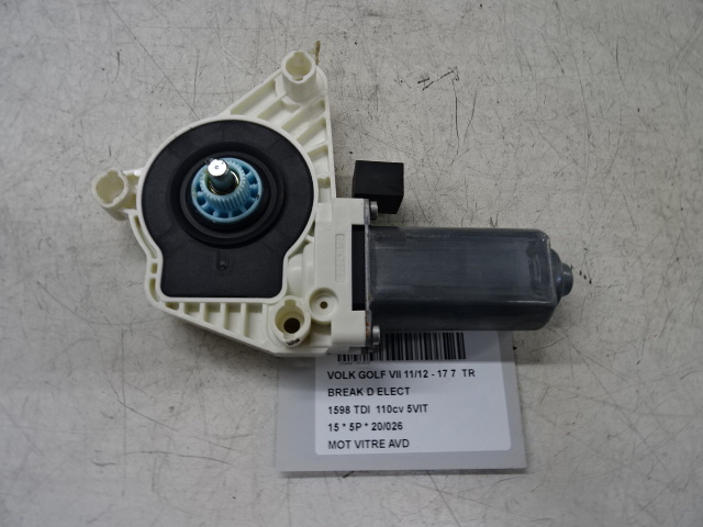 MOTOR RUITMECHANISME VOOR RECHTS Vw GOLF VII 11/12 - 17