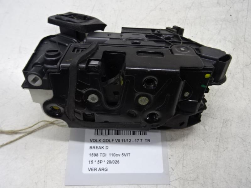 VERGRENDELING ACHTER LINKS Vw GOLF VII 11/12 - 17
