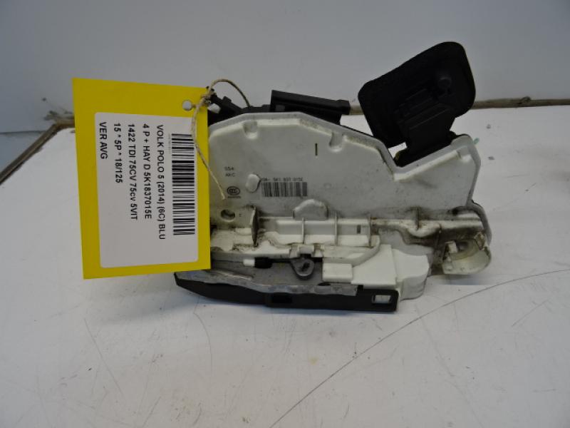 VERGRENDELING VOOR LINKS Vw POLO (6R) FaceLift 5/14 - 17