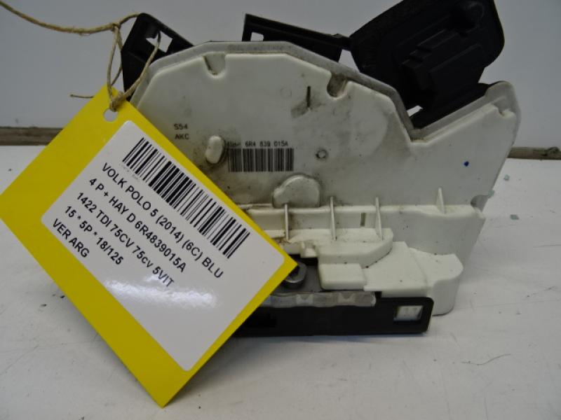 VERGRENDELING ACHTER LINKS Vw POLO (6R) FaceLift 5/14 - 17