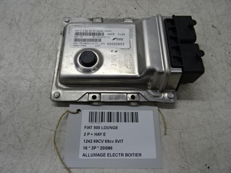 BOITIER D'ALLUMAGE ELECTRONIQUE Fiat 500 7/15+
