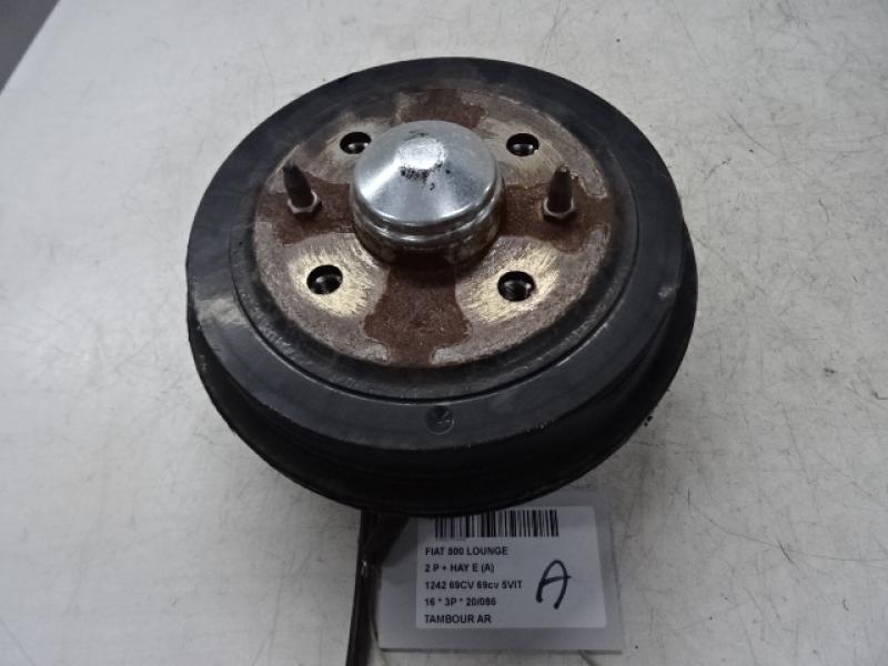 REAR BRAKE DRUM Fiat 500 7/15+