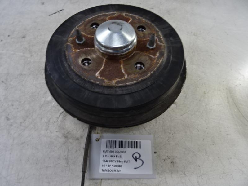 REAR BRAKE DRUM Fiat 500 7/15+