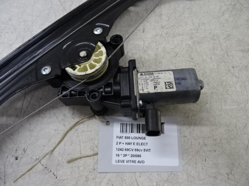 MOTOR RUITMECHANISME VOOR RECHTS Fiat 500 7/15+